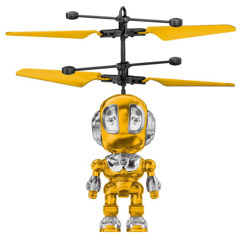 Space Robot Induction Hovering Toy: Luminous Flying Vehicle for Kids
