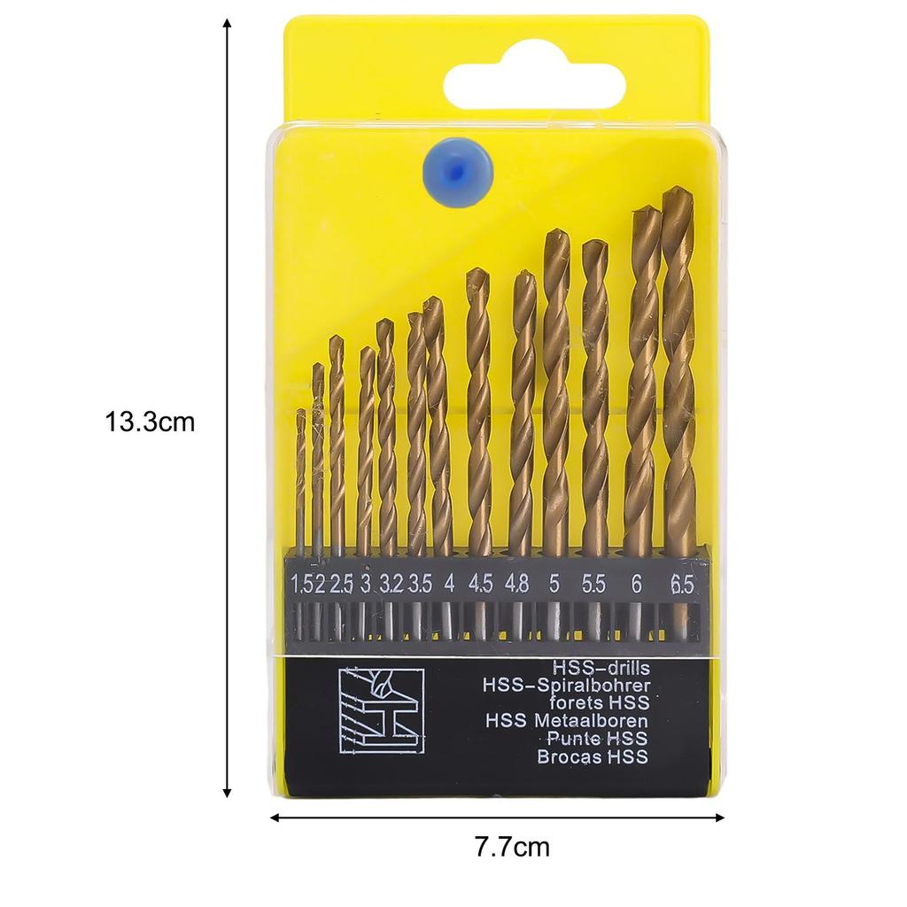Twist Drill Bits Set High Speed Steel Drill Bit For Woodworking Plastic Tile Concrete Drilling Hole Electric Tool Accessories