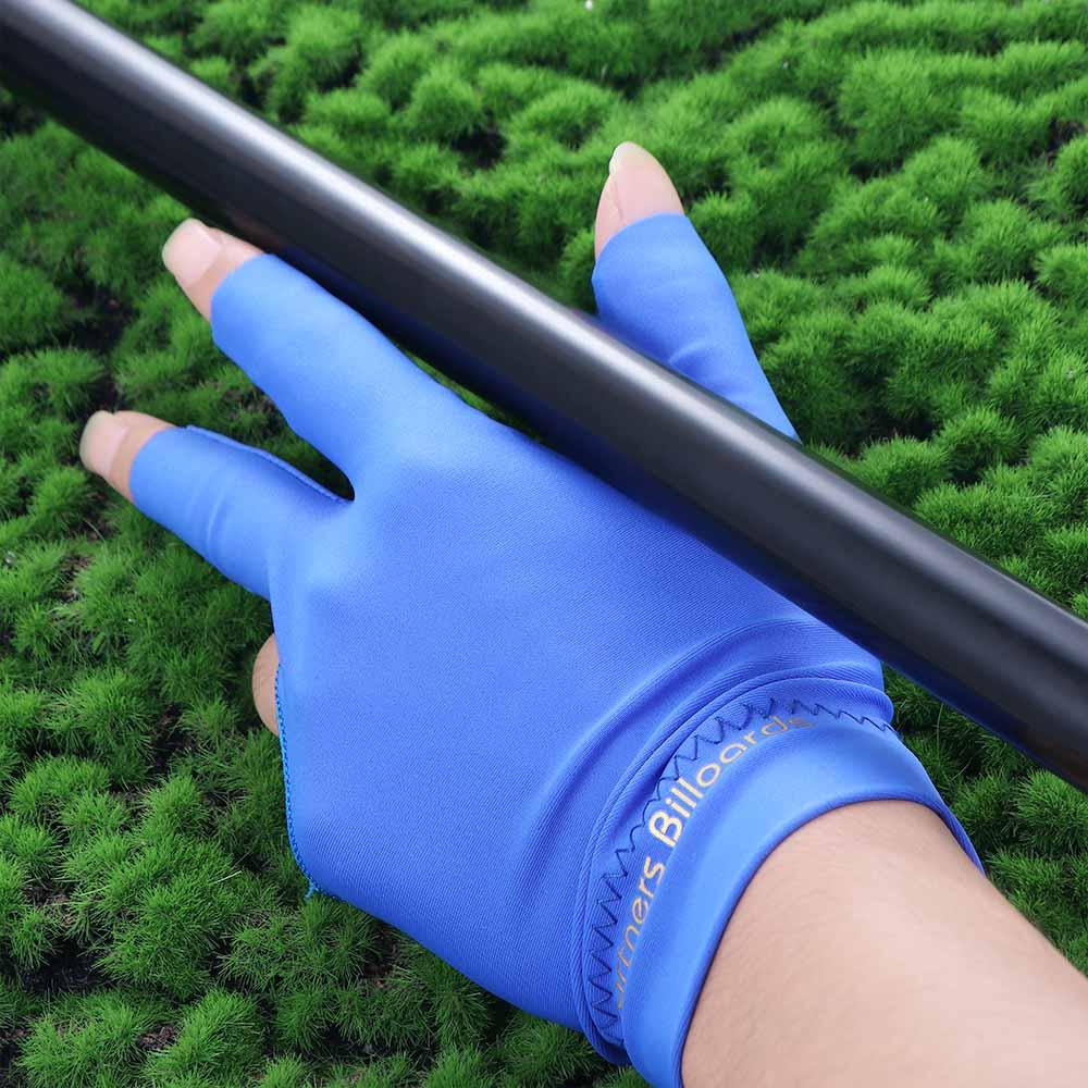 Table Game Non Slip Billiards Gloves Three-fingered Glove Billiard Cue Gloves Separate-finger Glove