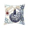 Ocean Starfish Mermaids Sea Turtle Soft Cushion Cover Pillow Case Home Decor