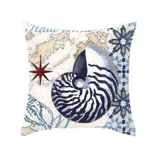Ocean Starfish Mermaids Sea Turtle Soft Cushion Cover Pillow Case Home Decor
