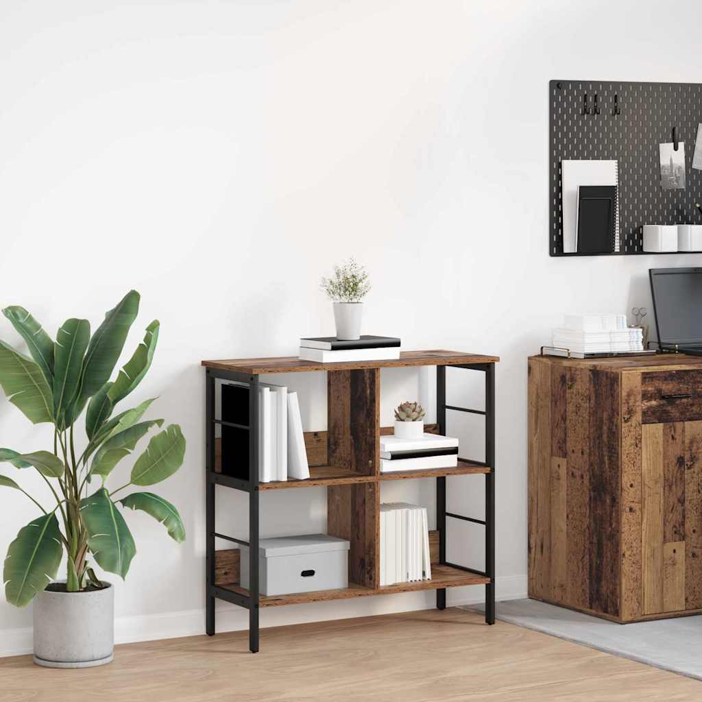 Vintage Wood Bookshelf 82 x 32 x 79 cm Engineered Wood