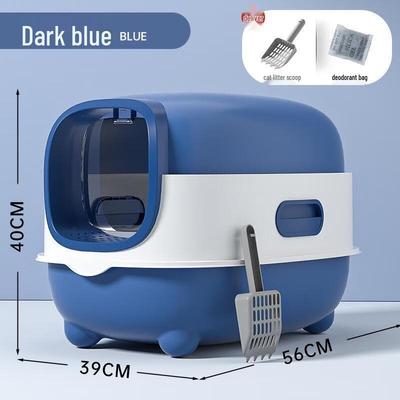 JINGRUIXIANG Fully Enclosed Cat Litter Box