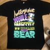 I Wrestled a Bear Once Black Cotton  All Size   SN297 Unisex T-Shirt
