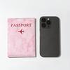 PU Leather Passport Holder Wallet Card holder Stylish plane travel accessory for women or men on flight travel cmc