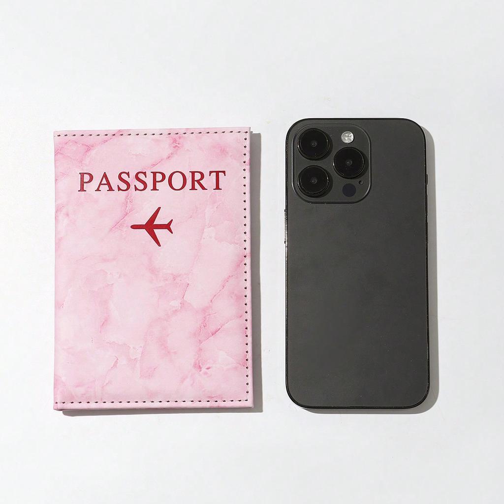 PU Leather Passport Holder Wallet Card holder Stylish plane travel accessory for women or men on flight travel cmc