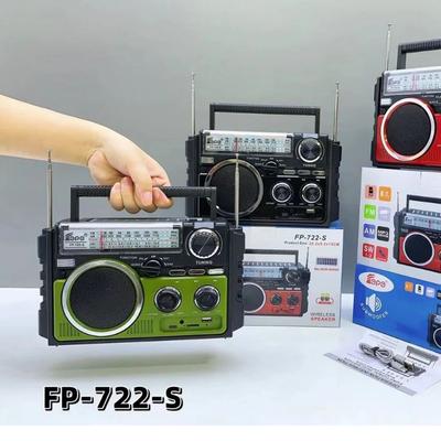 FP-722 Radio Bluetooth Radio FM Difuzor Portabil Suportă Card USB / SD / AUX
