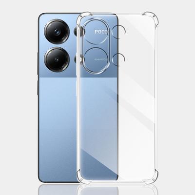 Shockproof Case For Xiaomi Poco M6 Pro Cover Silicone Soft Clear Phone Cases For Xiaomi Poco M6 Coque For Poco M6 Pro 4G Fundas
