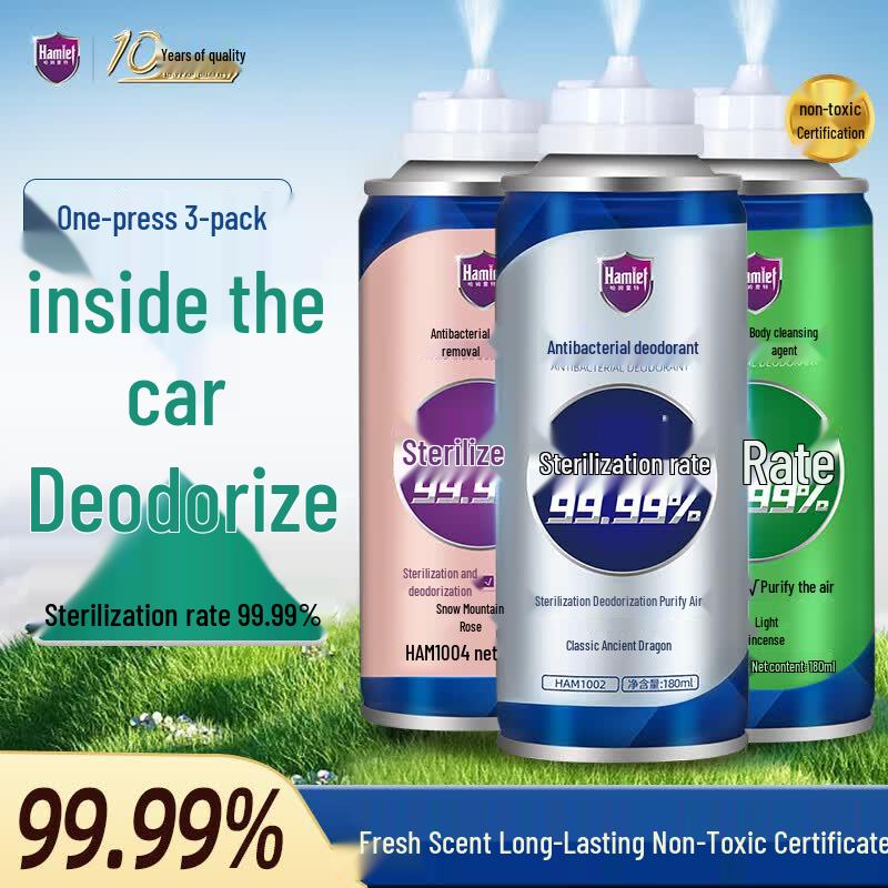 Car Interior Sterilizing & Deodorizing Spray Set