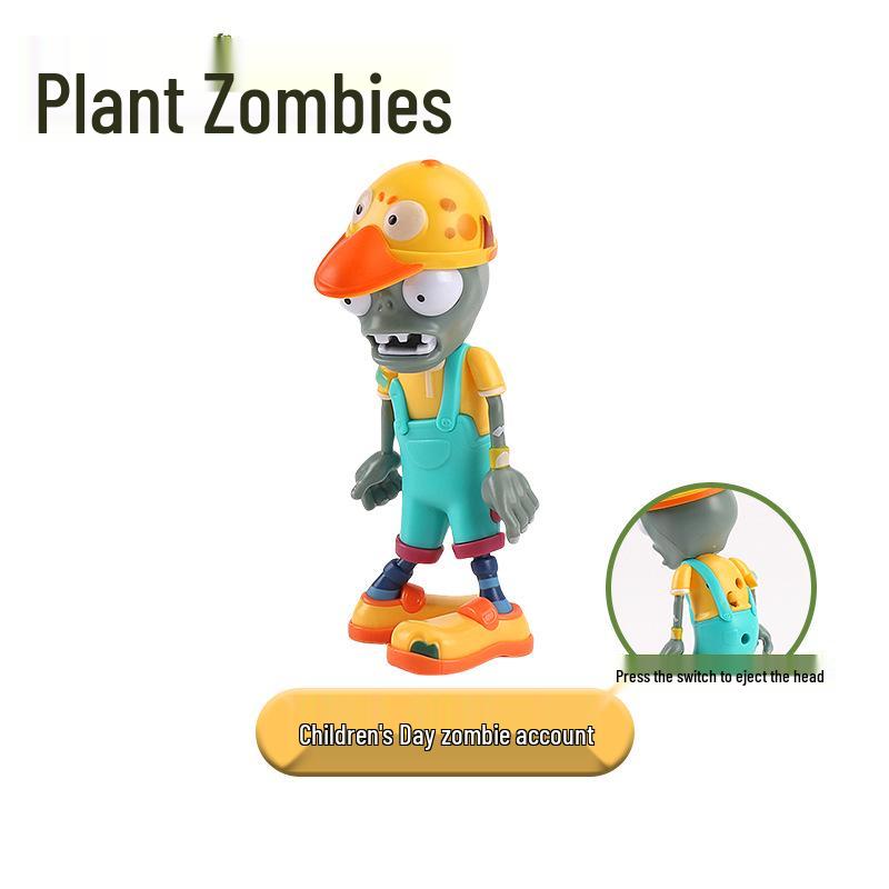 Plants vs. Zombies Toy Set: Machine Bug, Football Gun, Pea Pod, Carnivorous Plant Models