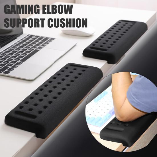 2Pcs L-Shaped Desk Elbow Pad Ergonomic Memory Foam Elbow Support Padding