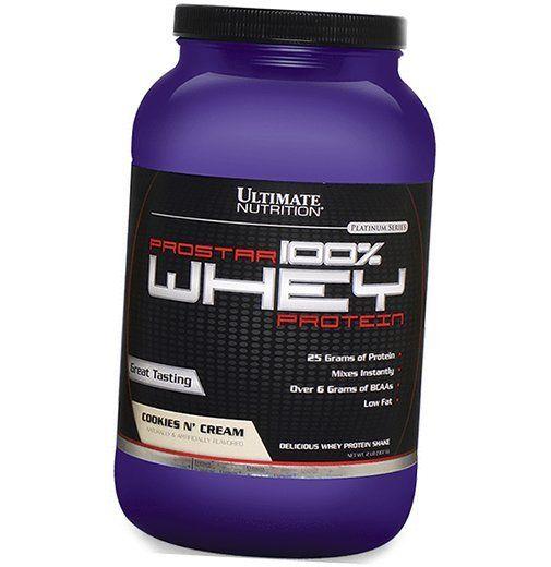 

Сироватковий протеїн, ProStar Whey, Ultimate Nutrition (29090004) 908g Cookie crem