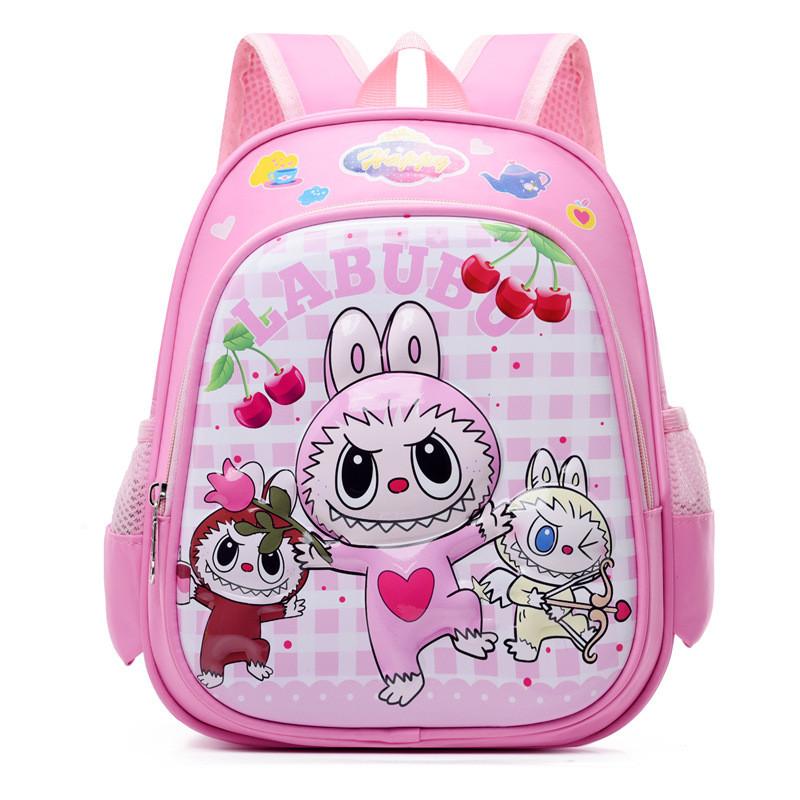 Colorful Cartoon Backpack For Kids Featuring Cute Design And Lightweight Nylon Material