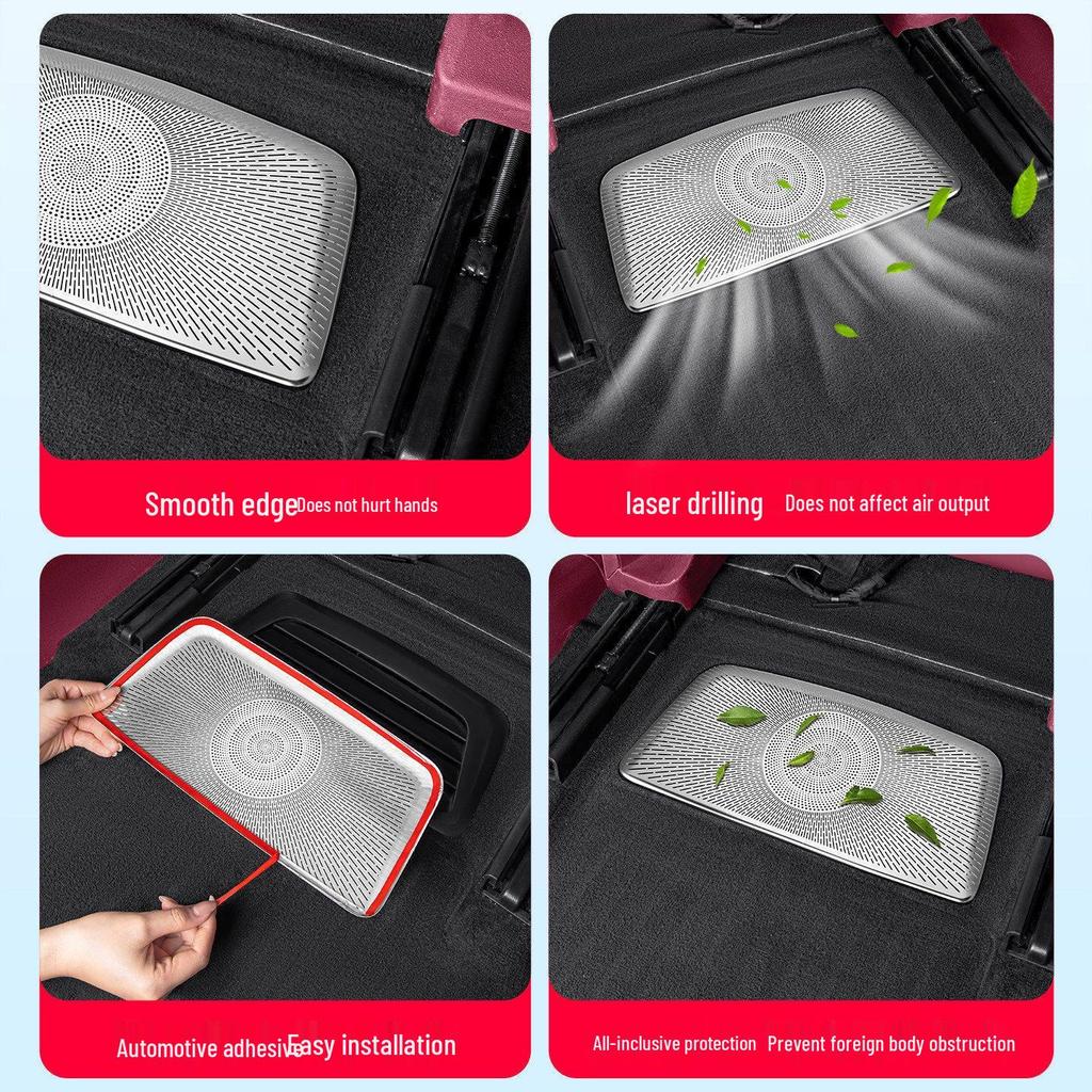 Third Gen NIO ES8 Under-Seat Air Vent Cover: Air Conditioning Protection & Decorative Accessory for 26 Models