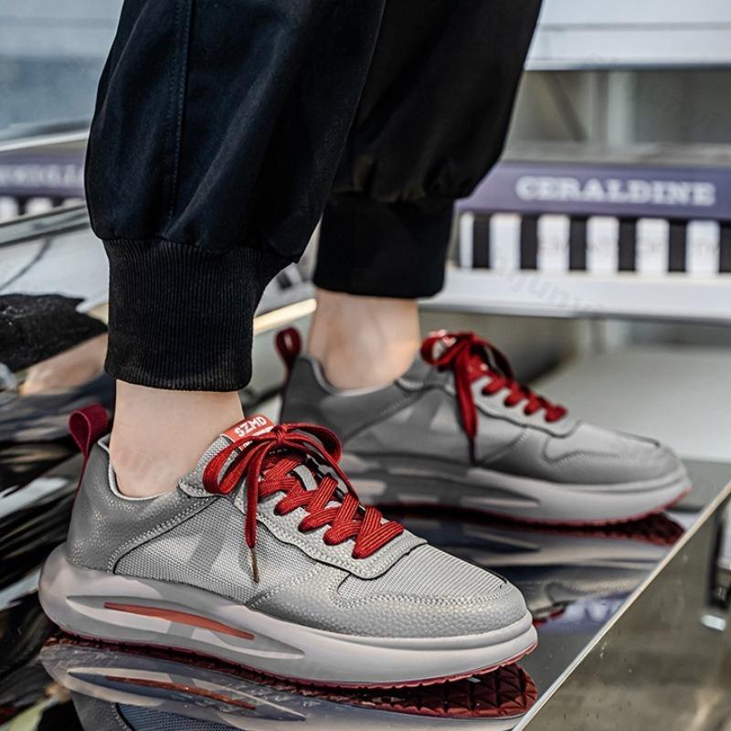 Fashion Men's Casual Sport Shoes 2025 Summer Breathable Mesh Versatile Fashion Trend Shoes Soft Sole Comfortable Low Top Chunky sneakers