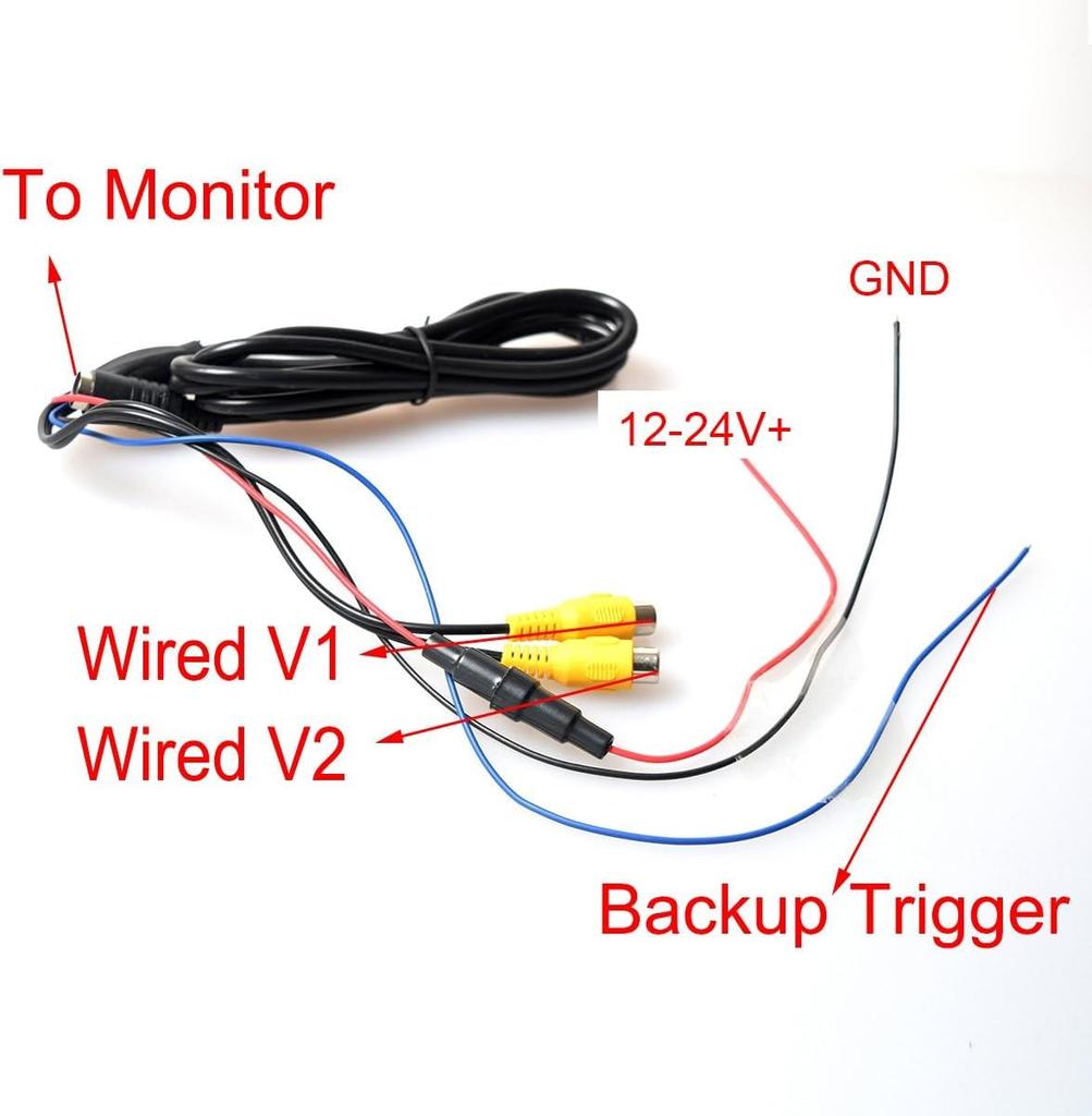12V/24V General Purpose Truck/Car Parking Backup Camera + 7 Inch