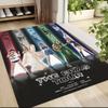 Eras Tour Poster Carpet Rug Soft Washable Antislip Home Living Room Sofa Mats Personalized Christmas Rug