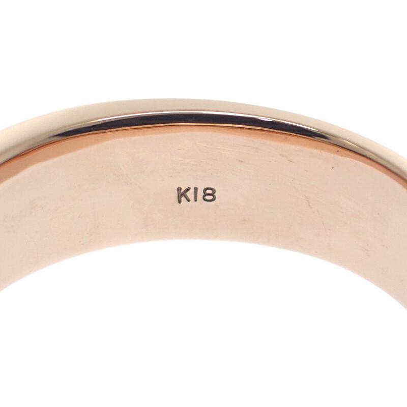 No Brand  #18(JP Size) Ring K18 Pink Gold Mens