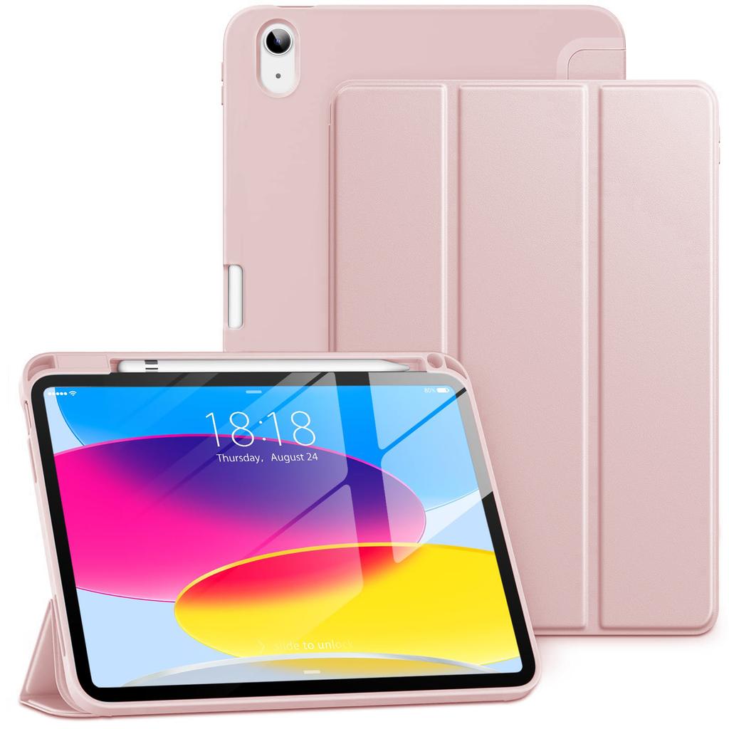 For iPad 11th Generation 11-inch (A16) / 10th Gen 10.9'' | Trifold Magnetic Flip Cover, Auto Wake/ Sleep Tablet Case