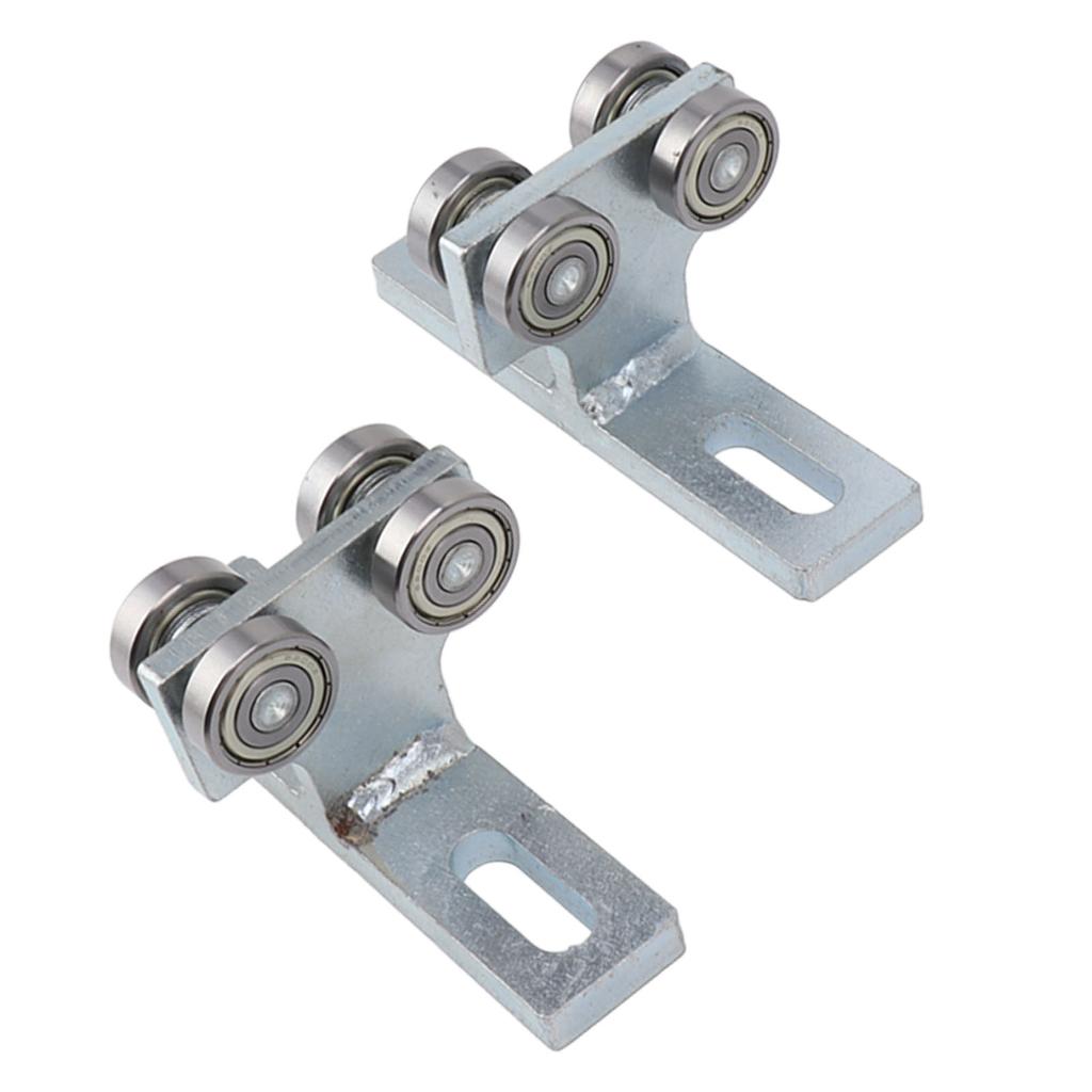 2 SZTUKI Wózek 4-kołowy Zespół Typ T Stal stopowa Łożysko Zespół Wózka do 1?5/8 cala Wyższy Amortyzator