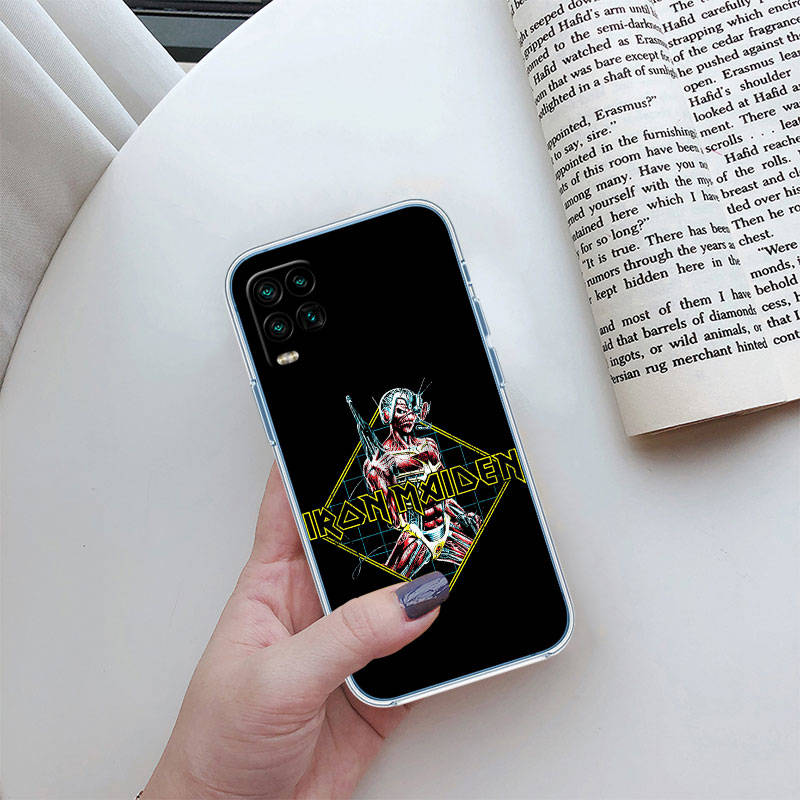 JO32 Iron M-Rock Maiden Phone Case for Motorola E22S E7 G6 G7 G8 G9 Plus Power Play G10 G20 G04 E30 E40 E22 E20 E13 G22 G23 G Stylus Play