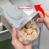 Storage Boxes, Kitchen Storage Boxes, Double-layer Compartments with LIDS, Dried Fruits, Sealed Cans, Plastic Storage Cans
