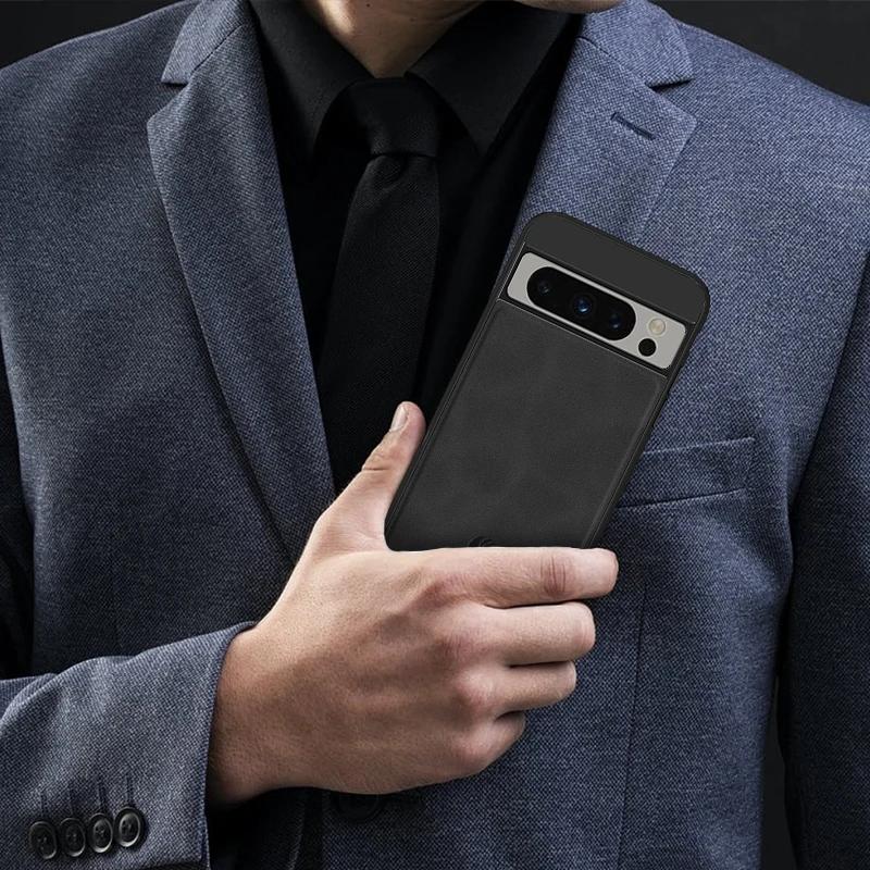 Матовый чехол из искусственной кожи для Google Pixel 8 Pro 7 Pro 7A 6A Встроенный — фото 5