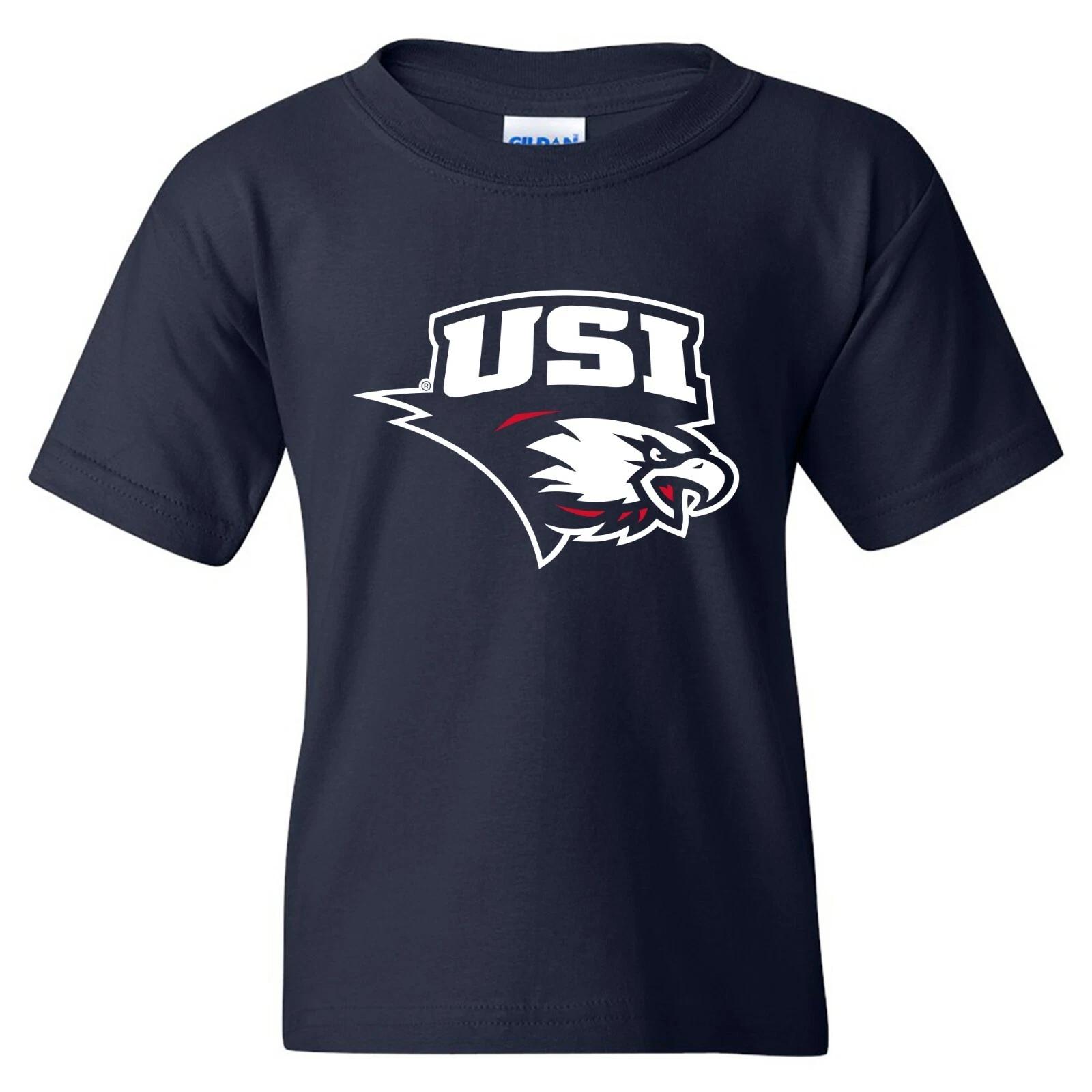 Southern Indiana Screaming Eagles Primary Logo - University Youth T-Shirt - Navy M