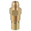 Male Threaded Brass Check Valve Suitable for Air Compressor Automatic Opening Overpressure Protection Material