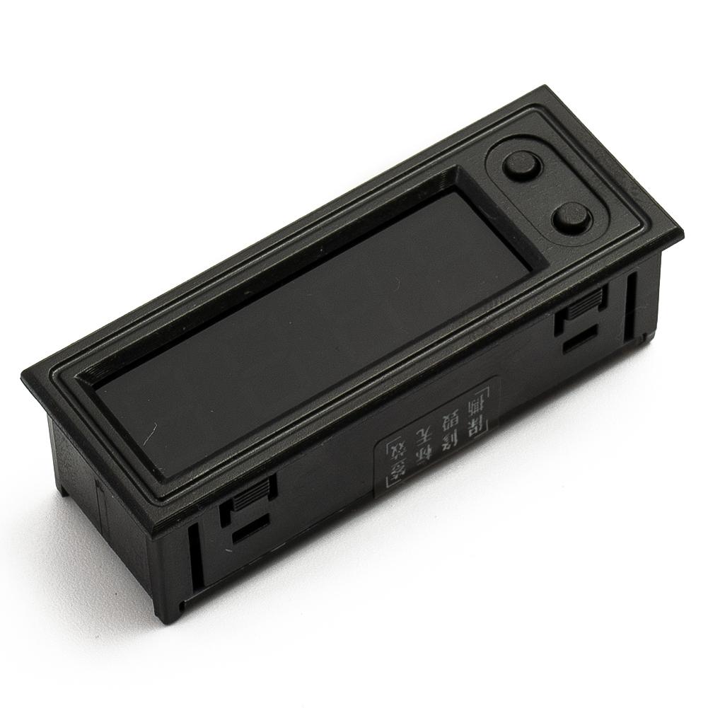 Ceas Auto Voltmetru LED Display digital PP DC 5-27V Interior 1 buc Roșu 12V