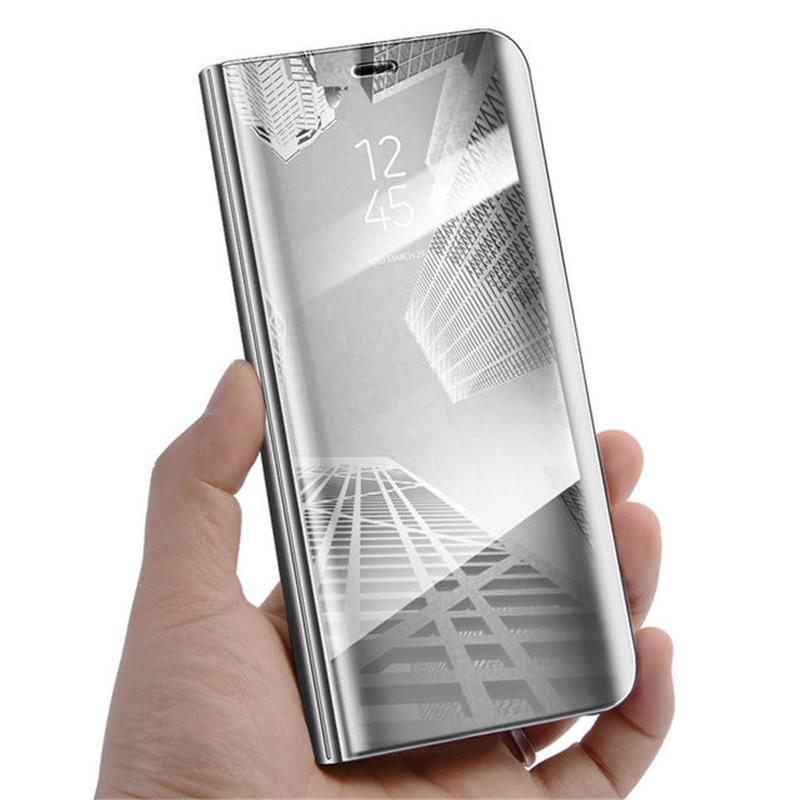 

Прозорий дзеркальний фліп-чохол для Samsung Galaxy A54 A53 A14 A04S S21 S22 S23 Ultra Plus Xiaomi Redmi Note 11 iPhone 14 13 12 Pro Max Leather Cover For Xiaomi Poco X4 Pro 5G срібний