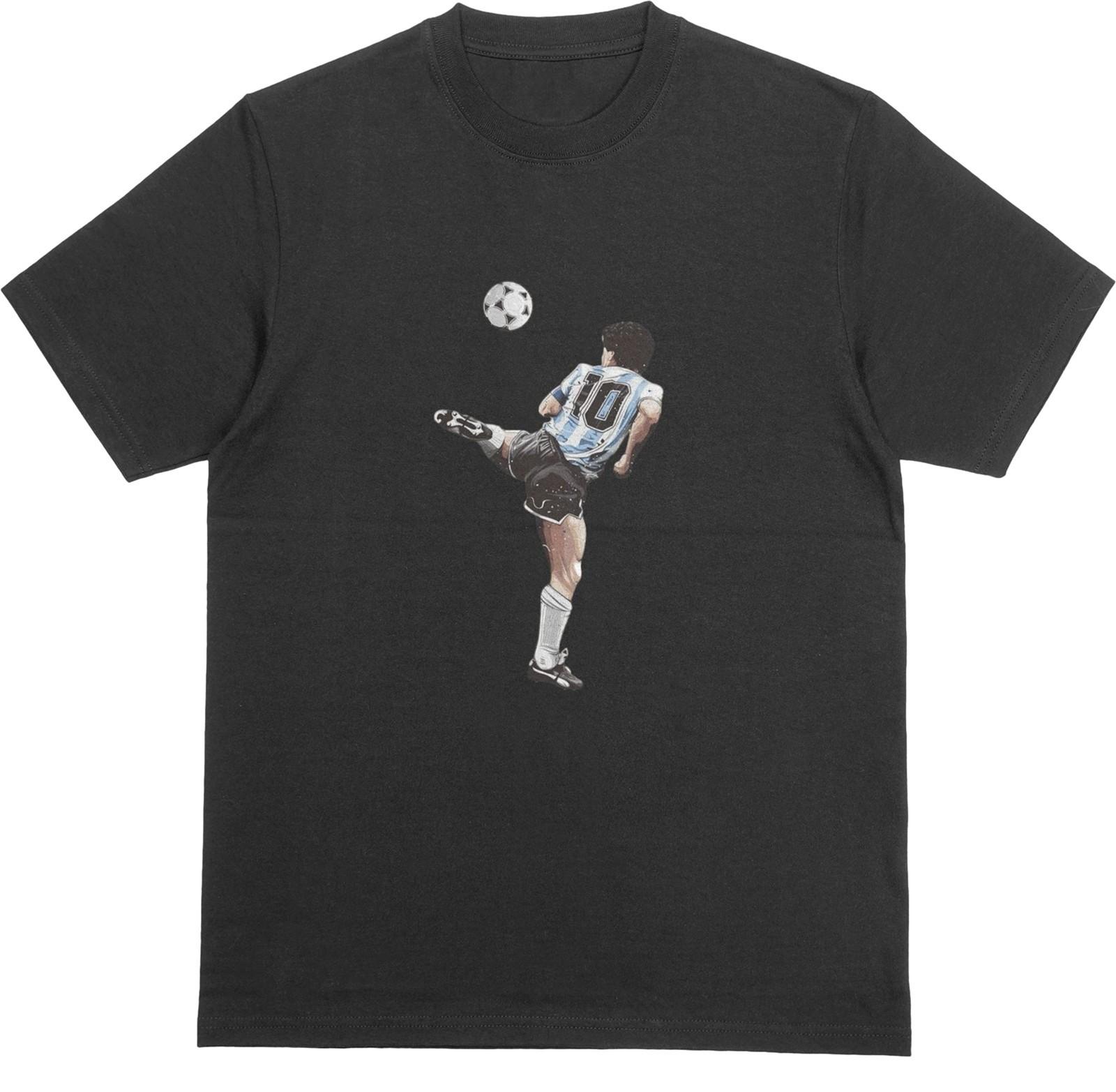 DIEGO MARADONA 10 T-Shirt | Argentina Football Legend Tee | Hand of God Icon Top S разноцветный