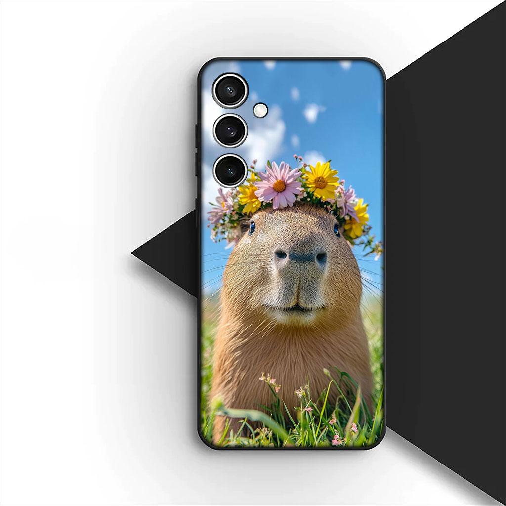 Cartoon Capybaras Phone Cover Soft Case for Motorola Moto G86 G57 E14 E15 G14 G34 G35 G84 G24 A54 G15 Power E22 Casing