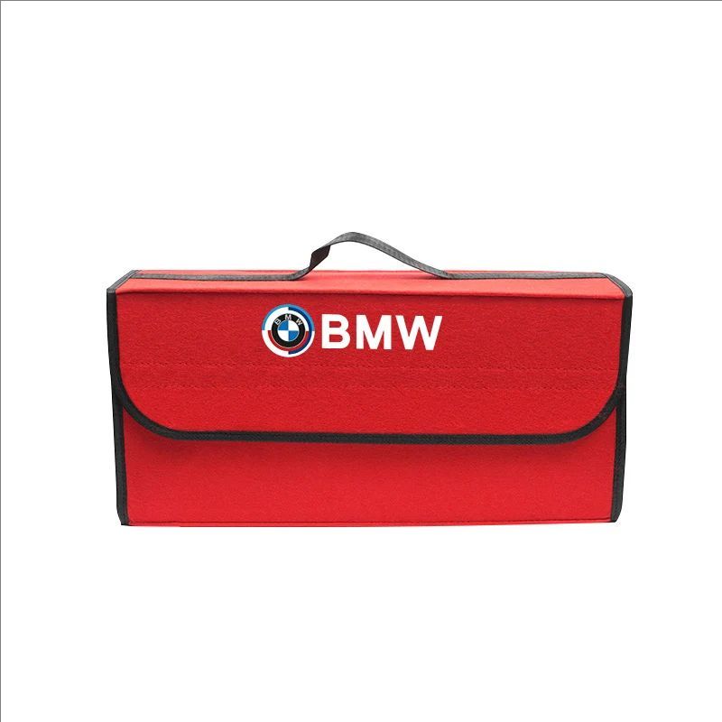 CTCE1 Car Trunk Organizer Box Large Capacity Folding Storage Bag For BMW E91 X5 E70 F11 E30 F31 X3 F25 E61 E83 X1 E53 E87 F40 /Sticker