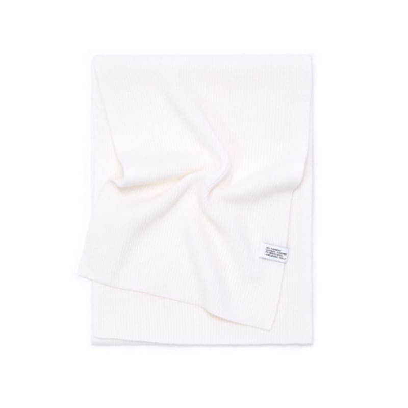 Velsey Cashmere Blended Lip Muffler [IVORY]