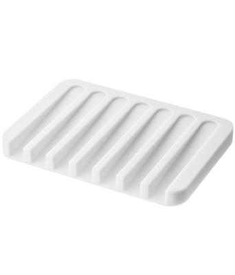 Yamazaki Jitsugyo Soap Tray Flow White 7395