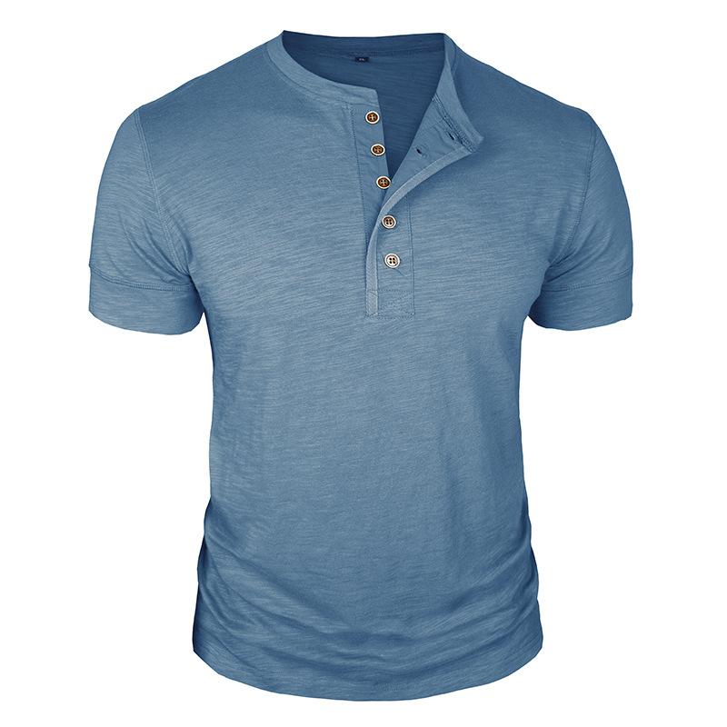 Summer New Men's Short-sleeved Casual Round Neck Versatile and Fashionable Tops