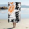 Alphabet Graffiti Muster Strandtuch für Kinder Badetuch Handtuch für den Pool Urlaubsgeschenk Picknicktuch Partygeschenk