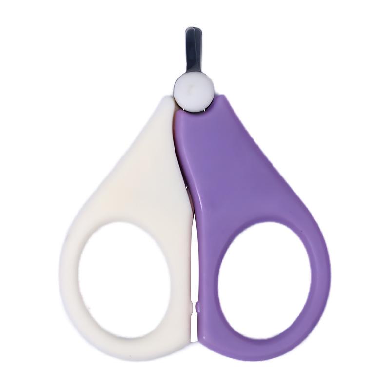 

Safety Nail Clippers & Scissors Set for Babies and Toddlers - Anti-Pinch Design, 4-Piece