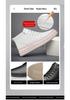 Men's Mid-Top Round Toe Lace-Up Leather Casual Shoes with Height Boost