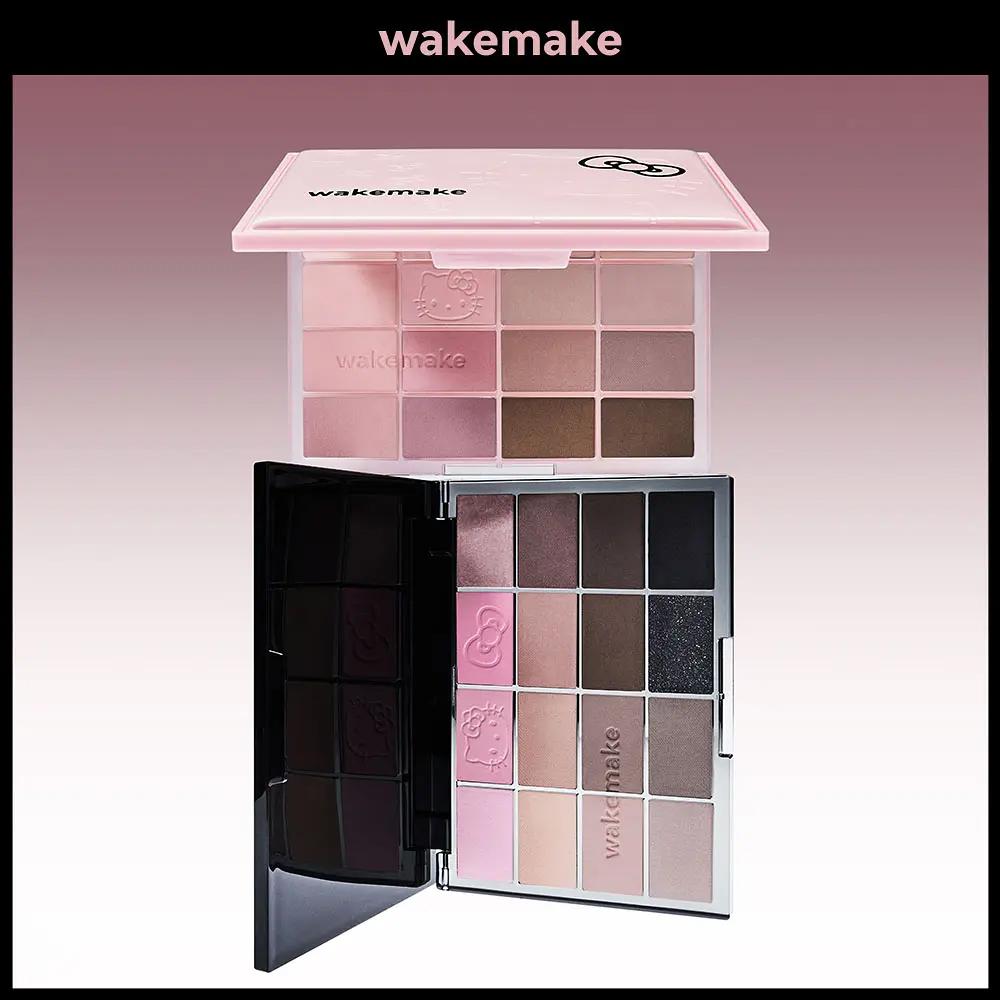 [Hello Kitty Black Edition] WAKEMAKE Soft Blurring Eye Palette 29 Soy Pink Blurring
