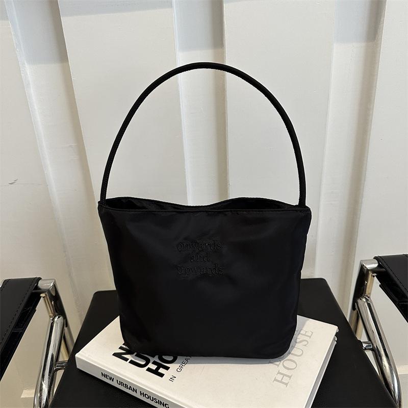 

Женская сумка новая простая повседневная сумка женская модная сумка через плечо сумка-ведро сумка-мешок чёрный