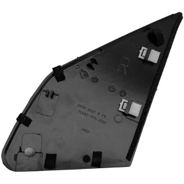 Pair Front Door Garnish Window Glass Plate Cover Trim for Honda Fit 2009 2010 2011 2012 2013