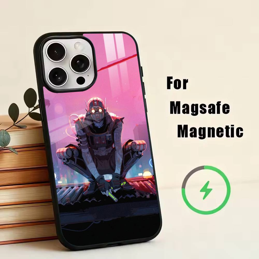 Apex Legends  Phone Case For iPhone17,16,15,14,13,12,11 Plus,Pro Magnetic with Magsafe Wireless Charging
