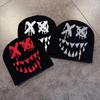 Knit Venom Pattern Beanie Cap With Warmth Trendy Design Hat For Gift Winter