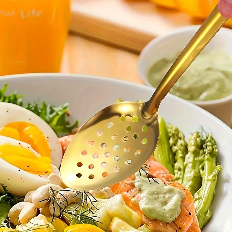 6-piece stainless steel cookware set | Korean-style spatula, soup ladle, and strainer: a set of kitchen utensils for home cooking