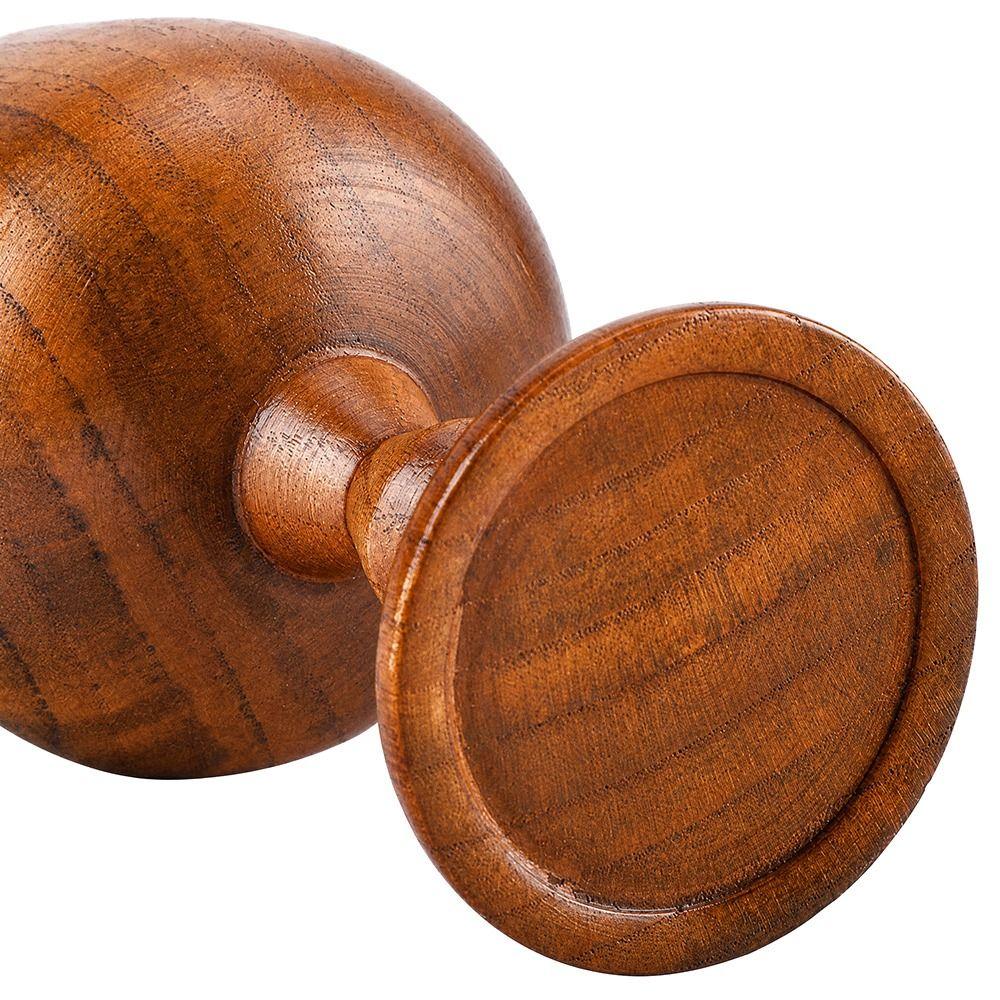 Solid Wood Wooden Wine Goblet Hand-made Jujube Wood Wooden Drinking Cup Wooden Mug  Drinking Wine