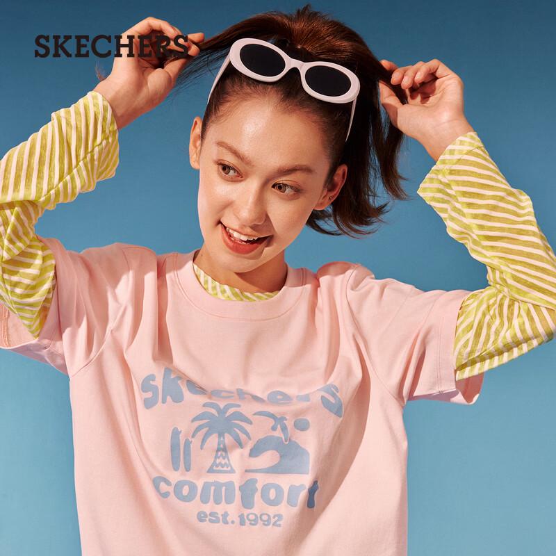 Skechers Unisex Cool-Touch Knit Short Sleeve T-Shirt L226U024