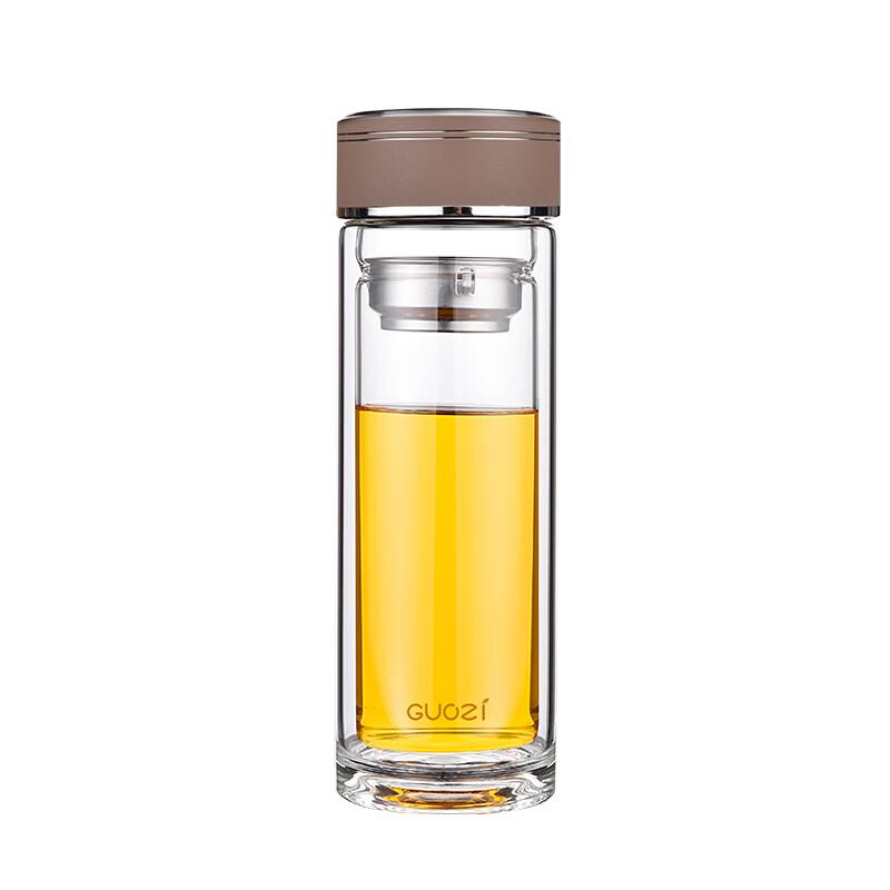 GUOZI GZ-S59 Star Series Double-Layer Glass Insulated Cup 350ml