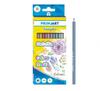 Triangular Metallic Colored Pencils, 12 Pcs. 399437